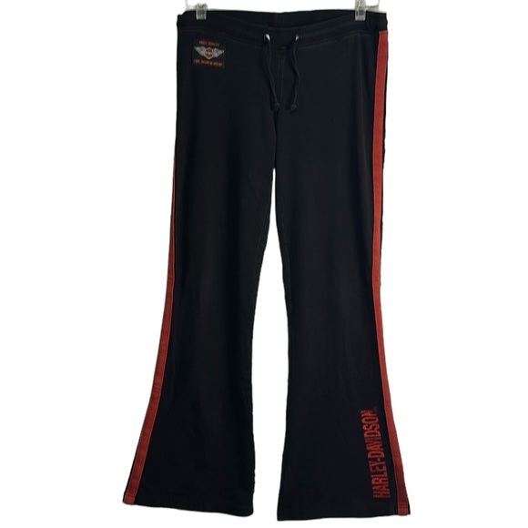 Harley-Davidson Pants - Y2K Harley-Davidson Flare Sweat Pants Size Small